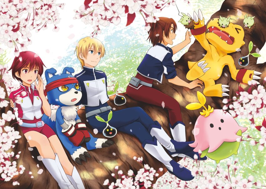 agumon_(digimon_savers) daimon_masaru_(digimon_savers) digimon digimon_savers fujieda_yoshino gaomon lalamon minomon nyokimon thoma_h._norstein