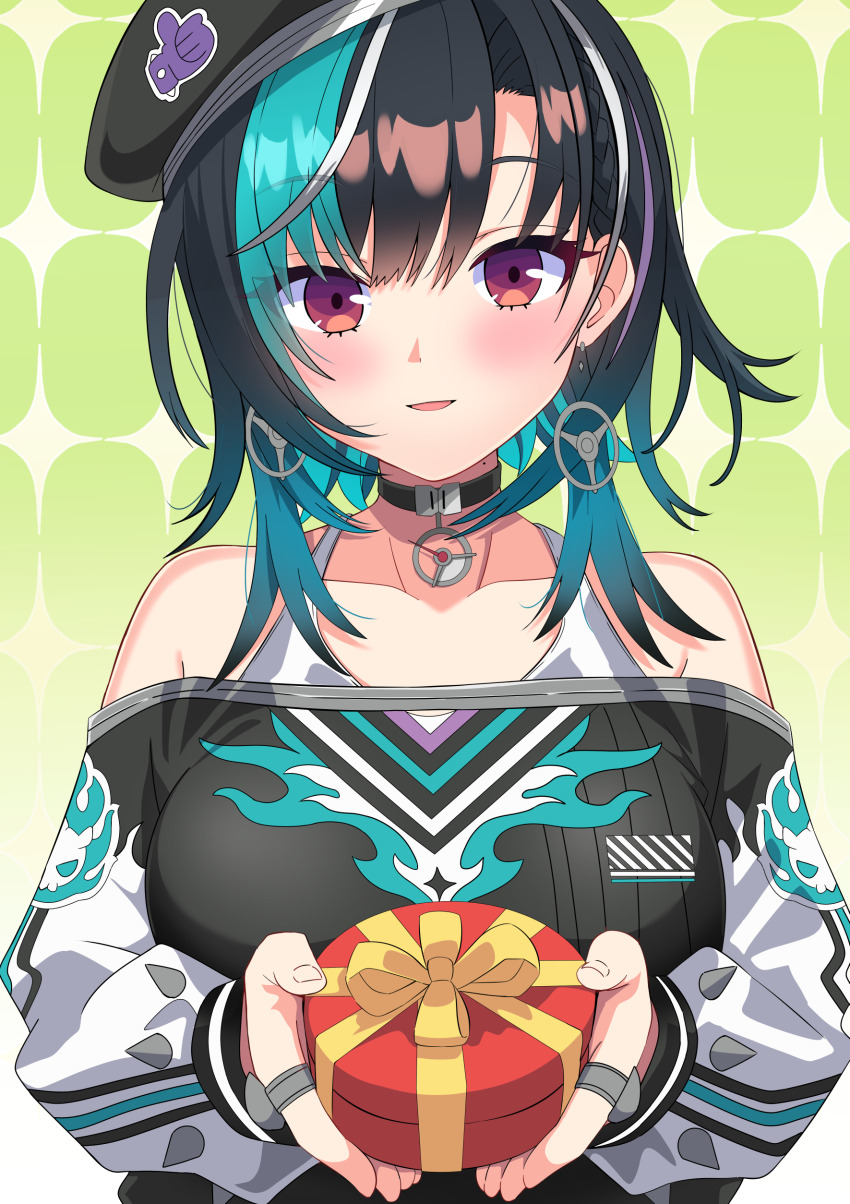 1girl absurdres breasts highres hololive hololive_english large_breasts pon_tanuki_(ga7fsrge9jxblaw) rindo_chihaya solo solo_focus virtual_youtuber