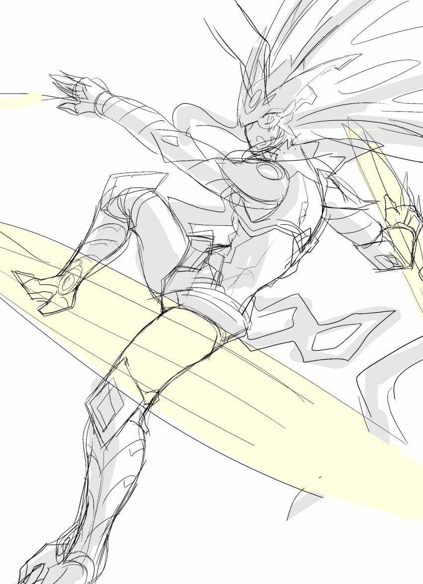 1girl armor armored_boots armored_gloves armored_leotard attack boots butterfly_wings digimon digimon_(creature) digimon_story:_cyber_sleuth_hacker&#039;s_memory female_focus fur_collar gloves helmet high_heels highres hudiemon insect_wings leotard long_hair open_mouth ph6xeivbgpimggg shoulder_armor sketch skirt solo solo_focus spot_color tinted_eyewear wings