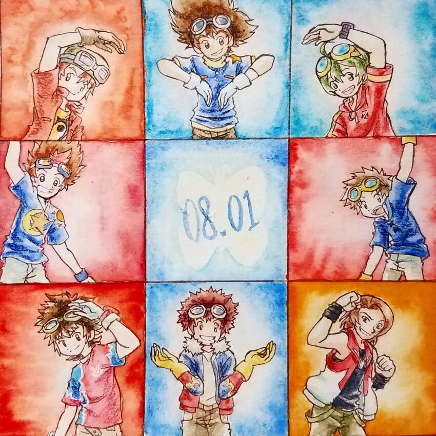 akashi_tagiru appmon daimon_masaru_(digimon_savers) digimon digimon_adventure digimon_adventure_02 digimon_frontier digimon_savers digimon_tamers digimon_universe:_appli_monsters digimon_xros_wars digimon_xros_wars:_toki_wo_kakeru_shounen_hunter-tachi kanbara_takuya kudou_taiki matsuda_takato motomiya_daisuke shinkai_haru yagami_taichi