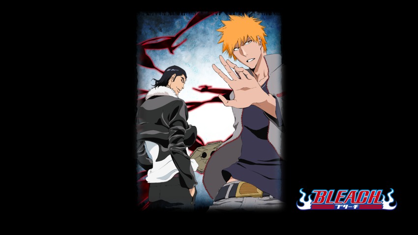 2boys bleach ginjou_kuugo highres kurosaki_ichigo multiple_boys orange_hair tagme