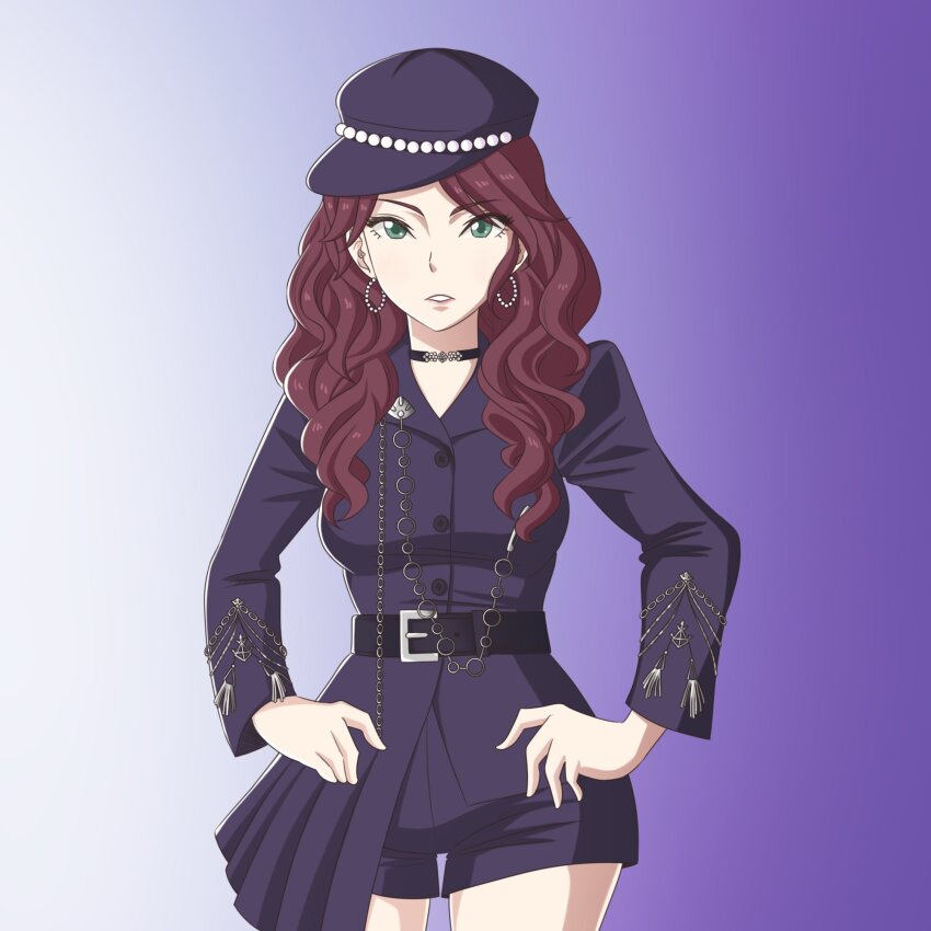 brown_hair dorothea_arnault earrings fire_emblem fire_emblem:_three_houses hoop_earrings jewelry nintendo