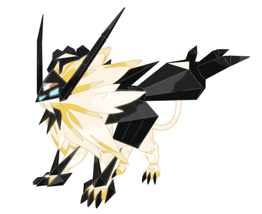 absurdres alternate_form animal_focus artist_request claws full_body fusion gen_7_pokemon highres legendary_pokemon necrozma necrozma_(dusk_mane) nintendo no_humans official_art pokemon pokemon_(creature) pokemon_focus pokemon_usum solo third-party_source transparent_background