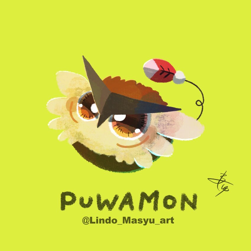 1other digimon digimon_(creature) feathers grey_background highres other_focus puwamon simple_background solo