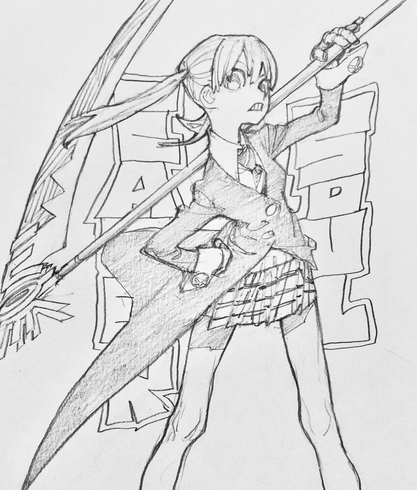 1girl highres maka_albarn soul_eater tagme urana_kei