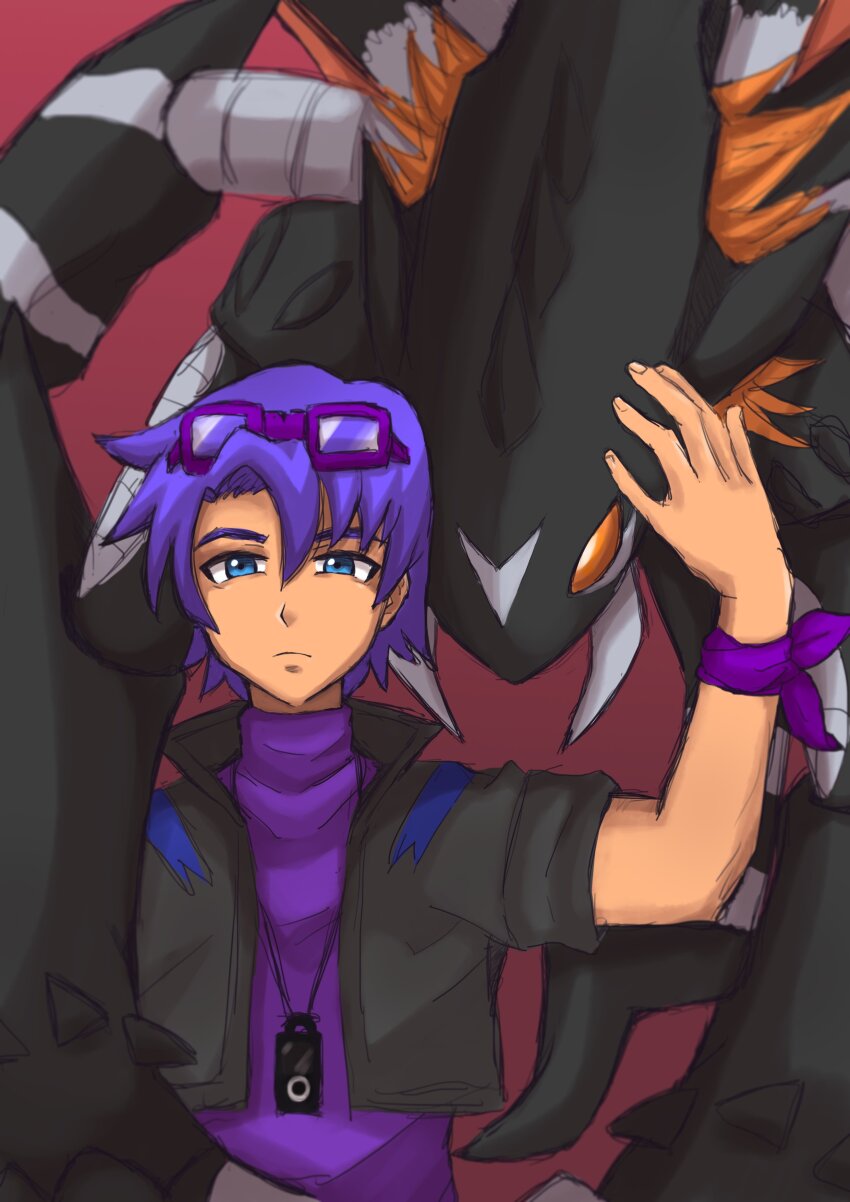 absurdres digimon digimon_story:_sunburst_and_moonlight grankuwagamon highres koh_(digimon) tagme