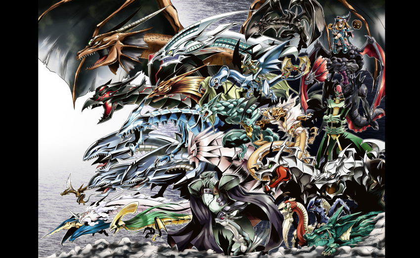 1girl armed_dragon armor armored_boots black_cape blizzard_dragon blonde_hair blue-eyes_ultimate_dragon blue_eyes_ultimate_dragon blue_footwear blue_hat boots cape claws crossed_arms dark_armed_dragon dark_magician_girl delta_flyer divine_dragon_ragnarok dragon duel_monster exploder_dragonwing fangs floating from_side full_body green_eyes hat highres holding holding_staff horns horus_the_black_flame_dragon jinzo jinzo_(yu-gi-oh!) king_dragun knee_boots kuriboh long_hair luster_dragon masked_dragon mirage_dragon mobius_the_frost_monarch monster open_mouth paladin_of_white_dragon pillarboxed prime_material_dragon red-eyes_darkness_metal_dragon red-eyes_wyvern red_eyes red_eyes_darkness_dragon red_eyes_darkness_metal_dragon red_eyes_wyvern sharp_teeth shoulder_pads single_horn sitting smoke spear_dragon staff stardust_dragon strong_wind_dragon teeth the_dragon_dwelling_in_the_cave tongue totem_dragon tyrant_dragon usoco white_night_dragon wizard_hat wyvern yu-gi-oh! yu-gi-oh!_duel_monsters
