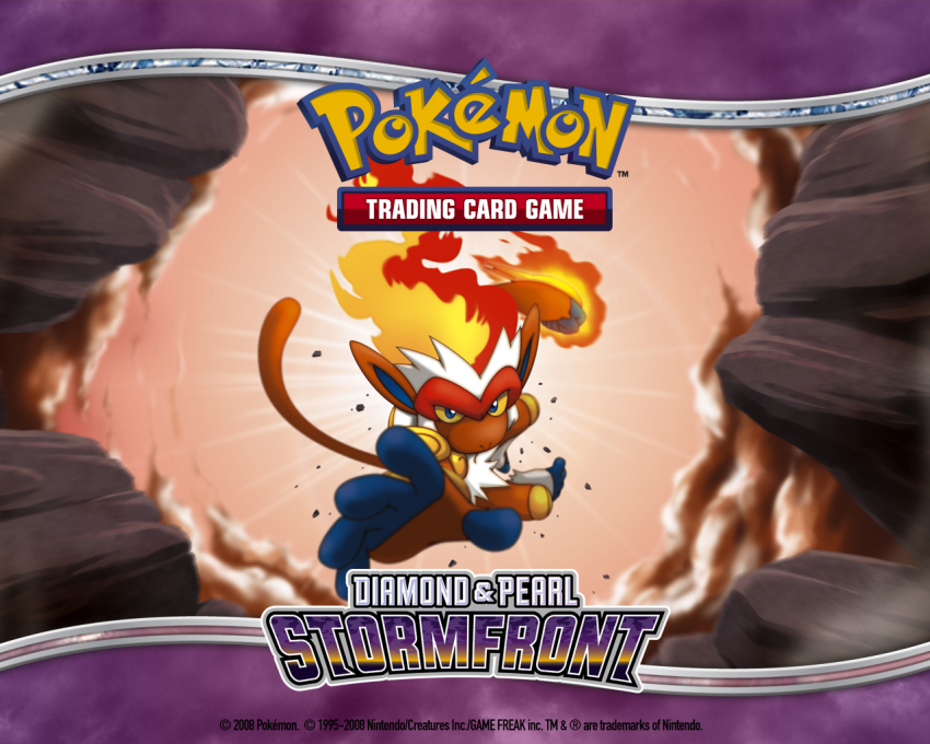 archived_source artist_request blue_eyes border clenched_hand closed_mouth colored_sclera company_name copyright_logo copyright_name copyright_notice debris fire flaming_hand gen_4_pokemon infernape nintendo nostrils official_art official_wallpaper outstretched_arm pokemon pokemon_(creature) pokemon_focus pokemon_tcg reaching reaching_towards_viewer second-party_source solo yellow_sclera