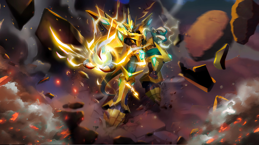 absurdres digimon digimon_adventure_02 highres magnamon magnamon_x-antibody non-web_source
