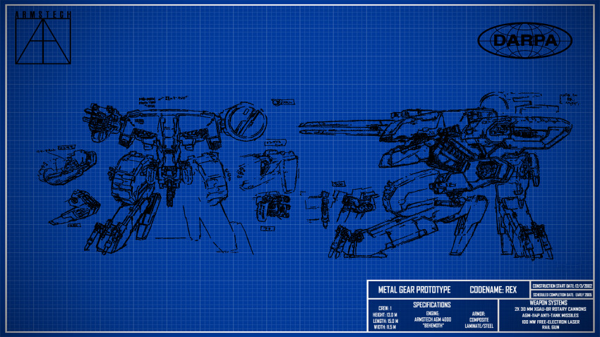 anatomy autocannon billym12345 cannon diagram directed-energy_weapon energy_cannon energy_weapon engineering_drawing free-electron_laser_cannon gau-8_avenger gun highres konami laser_cannon machine_gun magnetic_weapon mecha metal_gear_(series) metal_gear_rex metal_gear_solid military military_vehicle missile missile_pod no_humans radome railgun robot rotary_cannon schematic weapon weapon_focus xgau-8r