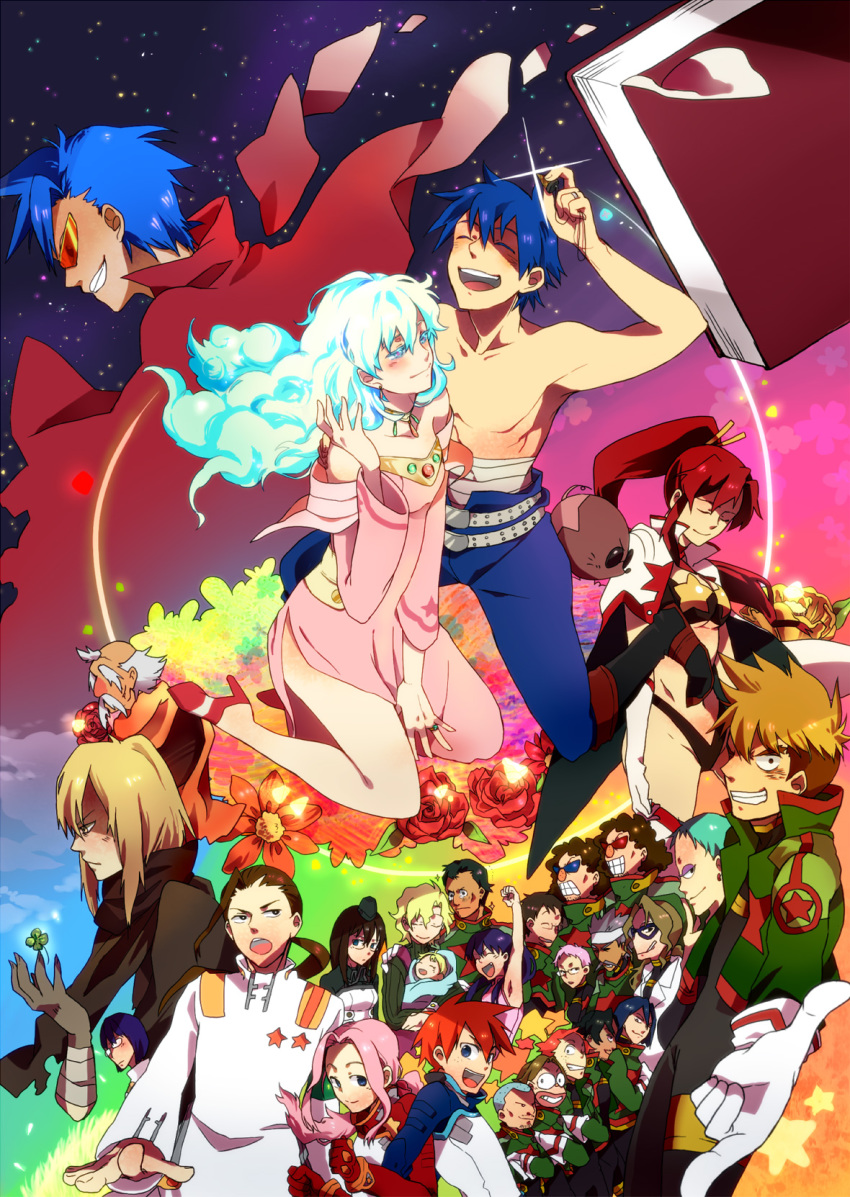 00s 6+boys 6+girls ailac_coega antispiral attenborough_cortitch bad_id bad_pixiv_id barinbo boota_(ttgl) darry_adai dayakka everyone gimmy_adai highres ikuryomaga jogan kamina_(ttgl) kidd_coega kinon_bachika kittan_bachika kiyal_bachika kiyoh_bachika leeron_littner leite_jokin makken multiple_boys multiple_girls nia_teppelin old_coco oversized_limbs rossiu_adai simon_(ttgl) tengen_toppa_gurren_lagann tsuuma viral_(ttgl) yoko_littner zoushi_kanai
