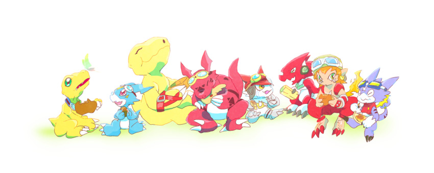 agumon agumon_(digimon_savers) appmon digimon digimon_adventure digimon_adventure_02 digimon_frontier digimon_savers digimon_tamers digimon_universe:_appli_monsters digimon_xros_wars digimon_xros_wars:_toki_wo_kakeru_shounen_hunter-tachi flamon gatchmon guilmon gumdramon shoutmon v-mon