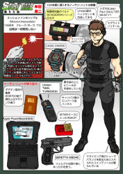  .45_acp 1boy ammunition ammunition_focus ammunition_name ammunition_profile apple_inc. beretta beretta_8000_cougar beretta_8045_cougar bible_(object) book brown_hair bullet cellphone computer english_text ethan_hunt fire fuse_tail glasses gun handgun handgun_cartridge headset japanese_text laptop matches microphone military mission:_impossible muta_koji phone pistol pistol_cartridge story_time_(muta_koji) translation_request watch weapon weapon_focus weapon_name weapon_profile 