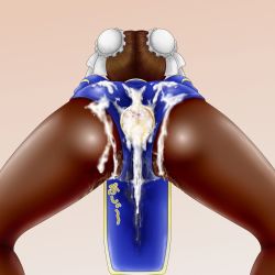 1girl anus anus_only ass ass_cutout bent_over brown_hair bun_cover capcom censored china_dress chinese_clothes chun-li clothing_cutout cum cum_in_ass cum_on_ass cum_on_body cum_on_clothes cumdrip double_bun dress female_focus from_behind gaping hair_bun highres mosaic_censoring neko_(nyannyan1600) pantyhose pee peeing peeing_self pussy_juice pussy_juice_stain short_hair simple_background solo spread_anus street_fighter rating:Explicit score:29 user:danbooru