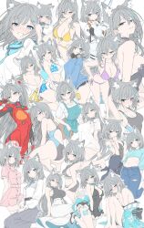  1girl absurdres adjusting_hair air_jordan alternate_costume alternate_hair_length alternate_hairstyle animal_ear_fluff animal_ears apron apron_hold arm_behind_back arm_support arm_tattoo armpits arms_behind_back arms_behind_head arms_up ass ayanami_rei ayanami_rei_(cosplay) back bare_arms bare_legs bare_shoulders barefoot bikini black_choker black_dress black_jacket black_one-piece_swimsuit black_pantyhose black_shirt black_shorts blue_archive blue_bow blue_eyes blue_halo blue_kimono blue_one-piece_swimsuit blue_scarf blue_shirt blue_skirt blue_sweater blush bodysuit bow bra breasts bright_pupils broken_halo brown_skirt cheerleader choker cleavage closed_mouth clothes_tug clothes_writing collarbone commentary cosplay covered_navel criss-cross_halter crop_top cropped_shirt cross cross_hair_ornament denim dolphin_shorts double_v dress dress_bow earrings english_commentary extra_ears feet flat_color foreshortening frilled_dress frills from_behind from_below from_side front-tie_top full_body green_choker green_leotard grey_apron grey_bra grey_eyes grey_hair grey_halo grey_panties grey_pantyhose grey_skirt grin hair_behind_ear hair_between_eyes hair_intakes hair_ornament hair_over_one_eye hairclip halo halterneck hand_on_own_chest hand_on_own_hip hand_up hands_in_pockets hat headphones headphones_around_neck hickey high-waist_skirt high_heels highres holding holding_own_arm holding_syringe inverted_cross jacket japanese_clothes jeans jewelry kimono kneeling knees_up large_breasts leaning_forward leg_tattoo leg_up legs leotard long_hair long_sleeves looking_at_viewer looking_back mecha_pilot_suit medium_breasts medium_hair midriff millennium_cheerleader_outfit_(blue_archive) mismatched_pupils mouth_hold navel neon_genesis_evangelion nike_(company) nontraditional_playboy_bunny nose_blush number_tattoo nurse_cap off_shoulder official_alternate_costume one-piece_swimsuit open_clothes open_jacket open_mouth panties pants pantyhose parted_lips pigeon-toed pink_dress plugsuit_(evangelion) pom_pom_(cheerleading) ponytail puffy_long_sleeves puffy_sleeves purple_bikini red_bodysuit ribbon scarf see-through_clothes see-through_shirt see-through_silhouette seiza shiroko_(blue_archive) shiroko_(swimsuit)_(blue_archive) shiroko_terror_(blue_archive) shirt shirt_tucked_in shirt_tug shoes short_dress short_hair short_shorts short_sleeves shorts side-tie_bikini_bottom side-tie_shirt sideboob sidelocks simple_background sitting skirt sleeveless sleeveless_shirt sleeves_past_wrists smile sneakers socks soles solo souryuu_asuka_langley souryuu_asuka_langley_(cosplay) sports_bra standing standing_on_one_leg star_sticker sticker_on_face stomach strapless strapless_dress string_bikini stud_earrings sweater sweater_tug swimsuit syringe t1kosewad tail tattoo text_print thighhighs thighs tied_shirt toes torn_clothes torn_jeans torn_pants turtleneck turtleneck_shirt two-tone_one-piece_swimsuit two-tone_skirt two-tone_sports_bra underwear upper_body v very_long_hair waist_bow wet wet_clothes wet_shirt white_background white_bodysuit white_pupils white_ribbon white_shirt white_skirt white_socks white_thighhighs white_wrist_cuffs wolf_ears wolf_girl wolf_tail wrist_cuffs wrist_wrap yellow_bikini 
