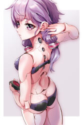 1girl absurdres ass bra breasts butt_crack highres mecha_musume robot solo tagme underwear voiceroid yasuhara_roku yuzuki_yukari