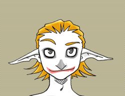 blonde_hair card darkness joker lowres playing_card smile tagme rating:Sensitive score:2 user:lost_crimson