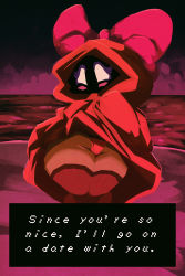  1girl blush hood looking_at_viewer nintendo riendonut rosa rosa_(the_legend_of_zelda) subrosian the_legend_of_zelda the_legend_of_zelda:_oracle_of_ages the_legend_of_zelda:_oracle_of_seasons thick_thighs thighs wide_hips  rating:Questionable score:24 user:Juni221