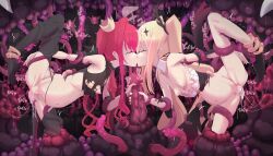  2girls absurdres blonde_hair breasts censored chucolala crown fingernails from_side functionally_nude hair_ornament highres hypnosis indie_virtual_youtuber infraton kiss loli long_hair looking_at_viewer marou_miriya mind_control mosaic_censoring multiple_girls nail_polish navel nipples penis_tentacles pregnant profile pussy rape red_hair red_nails restrained small_breasts spread_legs suzumiya_rin tagme tentacle_sex tentacles torn_clothes trembling twintails virtual_youtuber yuri 