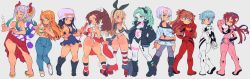 6+girls all_fours ass asymmetrical_hair ayanami_rei bare_shoulders black_boots black_bra black_hairband black_jacket black_leotard black_panties blonde_hair blue_dress blue_hair blue_sailor_collar bodysuit boots bra breasts brown_eyes brown_hair cleavage closed_mouth colored_sclera colored_skin commentary crop_top cropped_jacket crossover curvy cyberpunk_(series) cyberpunk_edgerunners denim dress elbow_gloves english_commentary eyewear_on_head fatal_fury folded_fan folding_fan from_behind full_body glasses gloves gradient_hair green_eyes green_hair grey_background grey_hair grin hairband hand_fan hands_in_pockets high_heel_boots high_heels high_ponytail highleg highleg_panties highres horns interface_headset_(evangelion) jacket japanese_clothes jeans kantai_collection large_breasts leg_tattoo leotard long_hair long_sleeves looking_at_viewer looking_back lucy_(cyberpunk) makinami_mari_illustrious mecha_pilot_suit multicolored_hair multiple_girls nami_(one_piece) nami_(one_piece)_(post-timeskip) neon_genesis_evangelion nico_robin nico_robin_(dressrosa) ninja no_pants one_eye_closed one_piece open_clothes open_jacket orange_hair panties pants pelvic_curtain pink_hair plugsuit_(evangelion) ponytail rebecca_(cyberpunk) rebuild_of_evangelion red_pupils red_sclera rensouhou-chan revealing_clothes rope rudder_footwear sailor_collar shimakaze_(kancolle) shiranui_mai short_hair sideboob simple_background sketch slammo small_breasts smile solo souryuu_asuka_langley standing stomach_tattoo striped_clothes striped_thighhighs sunglasses sweat tattoo the_king_of_fighters thick_thighs thighhighs thighs thong twintails underwear white_gloves white_jacket white_skin wide_hips yamato_(one_piece) rating:Sensitive score:168 user:danbooru