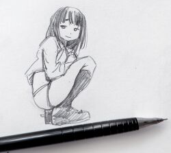  1girl anonymous_(4chan) loli sketch tagme ultratesla 