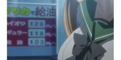 1girl animated animated_gif blood blush bouncing_breasts bra breasts brown_hair cleavage grabbing_another&#039;s_breast groping highschool_of_the_dead jewelry knife large_breasts lingerie long_hair lowres miyamoto_rei ring school_uniform screencap serafuku tears thug_(highschool_of_the_dead) underwear watch wristwatch rating:Questionable score:151 user:danbooru