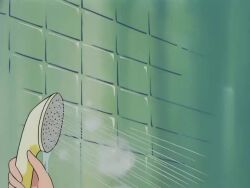  1980s_(style) 1girl animated bath black_eyes breasts brown_hair completely_nude covering_breasts covering_privates medium_hair nipples_covered nude oldschool retro_artstyle shikishima_makiko showering small_breasts tagme tetsujin_28-gou video water wet  rating:Questionable score:12 user:Hunter_of_Lolis