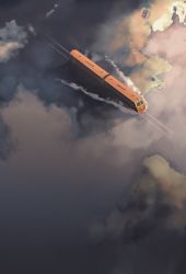  absurdres asteroid_ill bad_id bad_twitter_id cloud from_above highres multiple_unit_train no_humans railroad_tracks reflection scenery sen_to_chihiro_no_kamikakushi sketch train water water_surface water_world  rating:General score:16 user:danbooru