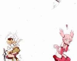 10s 3girls akemi_homura akemi_homura_(magical_girl) anger_vein black_hair black_panties blonde_hair detached_sleeves dimples_of_venus drill_hair hair_ornament hairband kaname_madoka kaname_madoka_(sexy_madoka) landing legband long_hair magical_girl mahou_shoujo_madoka_magica mahou_shoujo_madoka_magica_(anime) multiple_girls panties pantyhose pink_hair short_hair short_twintails strap_slip teri_terio thighhighs tomoe_mami tomoe_mami_(magical_girl) translated twintails underwear rating:Sensitive score:27 user:danbooru