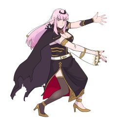  1girl blunt_bangs breasts cape cleavage crmanzana derivative_work highres hololive hololive_english large_breasts long_hair looking_at_viewer meme mori_calliope photo-referenced pink_hair red_eyes scythe shoulder_spikes solo spikes tiara veil virtual_youtuber will_smith 