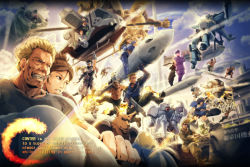  1980s_(style) 1990s_(style) 4girls 6+boys absolutely_everyone aircraft arc_system_works bahamut_(hard_corps) bandana bill_rizer blz boots br-w9 brad_fang browny character_request cigar city contra contra:_shattered_soldier contra_dual_spirits contra_hard_corps contra_iii_the_alien_wars contra_rebirth cyborg deadeye_joe english_text epic everyone genbei_yagyu geo_mandrake hard_corps:_uprising harley_daniels hat helicopter konami krystal_(hard_corps) lance_bean lucia_(contra) mad_dog_(contra) manly mecha military military_uniform missile multiple_boys multiple_girls muscular mutant neo_contra oldschool probotector ray_poward realistic retro_artstyle robot samurai sayuri_(hard_corps) science_fiction scorpion_(contra) sheena_etranzi vehicle yagyuu_jaguar_genbei 