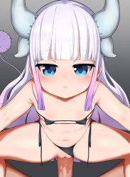 1boy 1girl animated armpit_crease belly bikini bikini_bottom_aside black_bikini blue_eyes blunt_bangs blush cleft_of_venus clothing_aside cowgirl_position cross-section cum cum_in_pussy cum_overflow dot_nose dragon_girl dragon_horns fertilization flat_chest girl_on_top goki_buri gradient_hair heavy_breathing hetero highres horns impregnation interspecies kanna_kamui kobayashi-san_chi_no_maidragon live2d loli long_hair looking_at_viewer micro_bikini monster_girl multicolored_hair nipples open_mouth ovum penis pov pov_crotch purple_hair pussy sex side-tie_bikini_bottom simple_background solo_focus sound sperm_cell spread_legs steam straddling sweat swimsuit tagme tail tears thighs uncensored vaginal video rating:Explicit score:1457 user:katsuragikei2nd