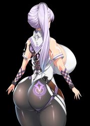  1girl alternate_color alternate_costume ass black_background bodysuit bracelet breasts copyright_request cosplay curvy dekapaiyukari eve_(stellar_blade) eve_(stellar_blade)_(cosplay) from_behind gigantic_breasts hair_ornament highres huge_ass jewelry kloah long_hair mecha_musume mechabare multicolored_bodysuit multiple_bracelets planet_diving_suit_(6th)_(stellar_blade) purple_hair purple_nails sailor_collar science_fiction see-through_clothes see-through_sleeves short_sleeves side_ponytail sideboob simple_background solo stellar_blade thick_thighs thighs turtleneck turtleneck_bodysuit vocaloid voiceroid white_sailor_collar yuzuki_yukari  rating:Sensitive score:66 user:danbooru