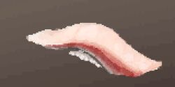  brown_background eel fish_(food) food food_focus hisachan55cute nigirizushi original pixel_art rice simple_background still_life sushi 