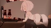 1boy 1girl age_difference alcohol all_fours anal anal_beads anal_tail animated bent_over blush blush_stickers bouncing_ass brown_hair butt_plug camera clothed_female_nude_male clothed_sex clothes_lift collar computer cum cum_in_pussy dark-skinned_male dark_skin deep_penetration doggystyle ejaculation fake_tail female_ejaculation flat_chest fox_tail from_side grabbing_another&#039;s_hair half-closed_eyes heart hetero jiggle kitsu_(original) kitsuko_mura laptop large_insertion leash loli no_panties nude orgasm penis pink_ribbon pink_skirt profile recording ribbon sex sex_from_behind sex_toy short_hair size_difference skirt skirt_around_belly skirt_lift sound stomach_bulge table tail testicles thighhighs torso_grab uncensored veins veiny_penis video rating:Explicit score:1886 user:Kitsuko_Mura