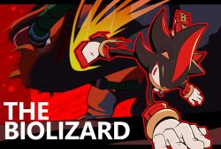  biolizard character_name comic_panel_redraw derivative_work furry furry_male gloves kicking outline red_eyes red_outline red_theme secretter shadow_the_hedgehog signature sonic_(series) the_jet_black_hedgehog:_shadow_the_hedgehog white_gloves 