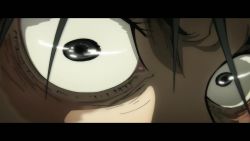  angry animated anime_screenshot battle black_hair black_smoke broken broken_weapon clash claws debris destruction ear_piercing fighting fighting_stance fingernails getou_suguru highres japanese_clothes jujutsu_kaisen katana kimono lightning lying monster okkotsu_yuuta on_ground orimoto_rika piercing punching sandals sharp_fingernails sharp_teeth shoes sneakers sound sword teeth three_section_staff video weapon wide-eyed  rating:General score:26 user:CreditCard