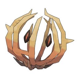  artist_request black_sclera bramblin colored_sclera full_body nintendo no_humans official_art outline pokemon pokemon_(creature) pokemon_focus pokemon_sv red_eyes solo third-party_source transparent_background tumbleweed white_outline 