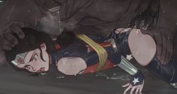 1boy 1girl after_rape aged_down ass bad_id bad_pixiv_id bare_shoulders bdsm black_hair blue_eyes blush bondage bound bound_arms clothed_sex cum cum_in_pussy cum_on_ass cum_on_body cum_on_clothes cum_pool dark-skinned_male dark_skin dc_comics detached_sleeves doggystyle drooling feason flat_chest hand_on_another&#039;s_head head_out_of_frame headpiece hetero knee_pads lasso lasso_of_truth leotard loli long_hair low_ponytail lying nose_blush on_stomach open_mouth ponytail rape restrained sex sex_from_behind size_difference star_(symbol) superhero_costume sweat tears teeth thighhighs tongue tongue_out top-down_bottom-up torn_clothes torn_leotard turtleneck very_long_hair wonder_woman wonder_woman_(series) rating:Explicit score:828 user:danbooru