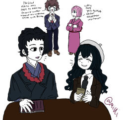 aijou_rentarou crossover dazai_osamu_(isekai_shikkaku) isekai_shikkaku kimi_no_koto_ga_dai_dai_dai_dai_daisuki_na_100-nin_no_kanojo sacchan_(isekai_shikkaku) zetsubouda_meru