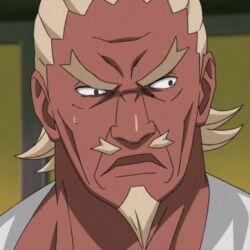  a_(naruto) dark-skinned_male dark_skin male_focus muscular muscular_male naruto_(series) naruto_shippuuden non-web_source official_art old old_man solo 