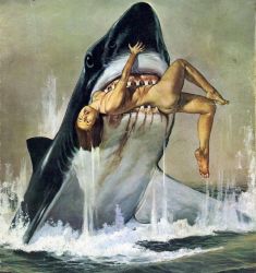 blood eating nude shark water female rating:Explicit score:2 user:phyrexianwargod