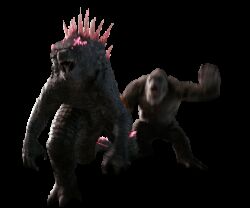  animated animated_gif ape b.e.a.s.t._glove crossover dinosaur elbow_blade elbow_spikes electroshock_weapon fangs gauntlets giant giant_monster glowing glowing_eyes glowing_spikes godzilla godzilla_(monsterverse) godzilla_(series) godzilla_and_kong_running_(meme) godzilla_evolved godzilla_x_kong:_the_new_empire gorilla kaiju king_kong king_kong_(series) legendary_pictures meme monster monsterverse no_humans no_pupils open_mouth pink_eyes running scar scar_on_chest scar_on_stomach sharp_teeth spiked_tail tail teeth toho tongue transparent_background weapon  rating:General score:18 user:LivingCorpse