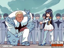  1girl 6+boys ahegao all_fours animated anus artist_name black_hair blush breasts cum cum_in_pussy dark-skinned_male dark_skin doggystyle drooling earrings fingernails gamagoori_ira heart heart-shaped_pupils jewelry kill_la_kill kiryuuin_satsuki large_penis long_hair medium_breasts multiple_boys nipples open_mouth penis perky_breasts pumping pussy sex sex_from_behind sidelocks sound suoiresnu symbol-shaped_pupils tagme teeth testicles thighhighs twitter_username upper_teeth_only vaginal video white_thighhighs  rating:Explicit score:1446 user:grefer34