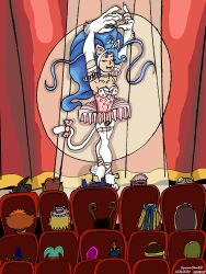  adventure_quiz:_capcom_world_2 amingo animal_ears arms_up audience ballerina ballet battle_circuit capcom capricorndiem456 cat cat_ears cat_girl cat_tail choukou_senki_kikaiou closed_eyes crossed_legs dancer dancing darkstalkers deviantart deviantart_username fangs felicia_(darkstalkers) first_position_(ballet) highres iris_(mega_man) jon_talbain julia_whitepearl june_lin_milliam junpei_todoroki justice_gakuen kanzuki_karin kirishima_yurika manon_legrand marvel_vs._capcom moero!_justice_gakuen moriah_(chronicles_of_mystara) power_stone progear pure_the_mage ribbon smile soh_(kunitsu-gami) stage star_gladiator street_fighter tabasa tail tail_ornament tail_ribbon theater tiara tutu warzard 