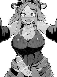 1futa absurdres blush boku_no_hero_academia breasts censored cleavage collarbone erection futanari gloves goggles goggles_on_head hatsume_mei helmet highres large_breasts large_penis looking_at_viewer makin_tama penis pointless_censoring short_hair solo tank_top rating:Explicit score:239 user:hank268