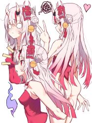  1girl ass highres hololive momomo9639 nakiri_ayame nakiri_ayame_(1st_costume) tag tagme virtual_youtuber wedgie 