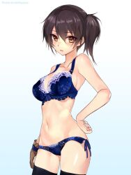  1girl artist_request gloves groin kaga_(kancolle) kantai_collection navel source_request tagme 