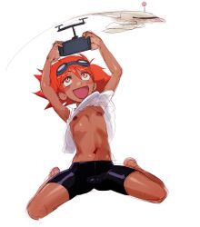  2025 blush controller cowboy_bebop edward_wong_hau_pepelu_tivrusky_iv female flat_chest highres legs loli nipples omegahaunt simple_background smile spread_legs toy 