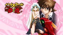 10s 1boy asia_argento blonde_hair breast_hold breasts cleavage high_school_dxd highres hyoudou_issei official_art torn_clothes rating:Sensitive score:13 user:spiderfan